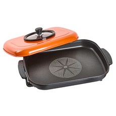 효성 프리미엄 특수 다이아몬드 코팅 5단계 고화력 잔치팬 전기그릴, HPEP-61C