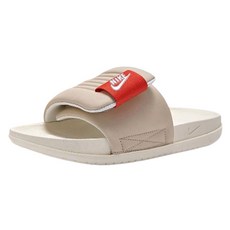 NIKE 耐吉 女款可調式拖鞋 Adjust Slide DV1033, SANDDRIFT + SAIL + PICANTE RED + COCONUT MILK + PHANTOM, 230