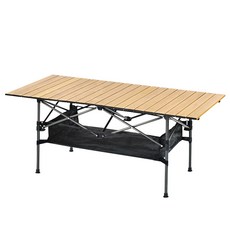 Bearhike 輕量蛋捲露營桌, 木紋