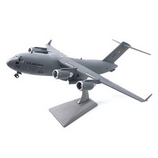 軍事模型 裝飾用壓鑄戰鬥機 C-17 環球霸王III + 底座套組, 1個, 混合色