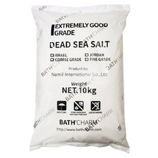 BATH'CHARM BK約旦死海鹽 細顆粒, 10kg, 1個