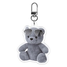 아이무이 아크릴 키링 키홀더 모음, 시크베어 2, 1개