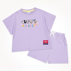 JELISPOON 兒童透氣迪士尼米奇與好朋友可愛朋友上下裝套裝