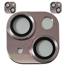 NIOP 메탈 컬러 렌즈 풀커버 강화유리 카메라 필름 로즈골드, 3개