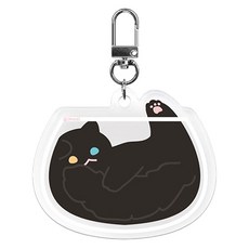 아이무이 아크릴 키링, 티컵냥발자랑, 1개