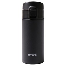 TIGER 虎牌 彈蓋型保溫保冷杯, 1個, 曜岩黑(KK), 360ml