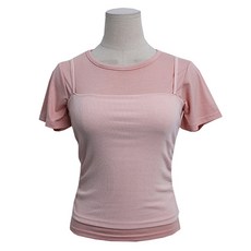 라라온 여성용 스판 골지티 + 나시 세트 TSP644