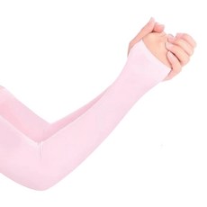 째째마켓 手背涼感袖套 雙手組 CTY-002, 粉紅色, 2套