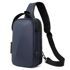 Elsso Lock System 旅行用硬殼自行車肩揹包, 海軍藍