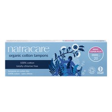 나트라케어 순면 흡수체 탐폰 논 어플리케이터, 슈퍼 플러스, 20개입, 1개