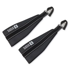 BANSUK SPORTS BISPEC AB腹肌拉力帶 一對 健身用品, 黑色, 2個