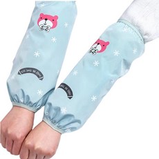 알로데 리본곰 성인용 미술 팔토시 2p, TYPE 05 스카이