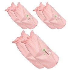 알로데 도트 엘레펀트 성인용 미술 팔토시 방수 2p x 3세트, TYPE 23 핑크