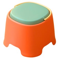 블럭마트 손잡이 욕실의자, 오렌지