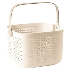 BeurreokMateu The Jaka多功能方形瀝水沐浴籃, 乳白色