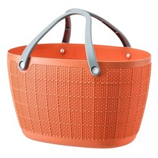 Block Mart 浴室繽紛色彩沐浴籃, 橘色