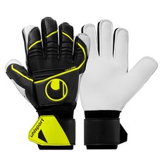 uhlsport Soft Flex Frame JR 守門員手套 101135801, 流光黃 + 黑色, 1個