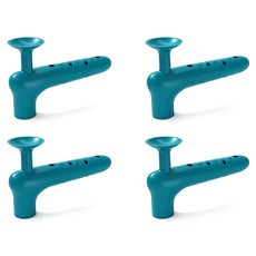 ARYKO 防撞矽膠門把手套 4入, 藍色