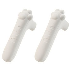 ARYKO 貓咪矽膠門把套, 白色