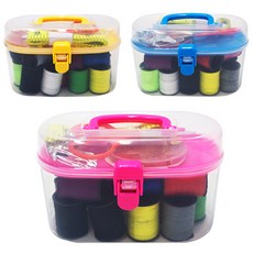 misoro 3000 針線盒 3件組 1939, 黃色, 粉紅色, 藍色, 1套