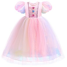 Bebemong Story 女童愛心彩虹洋裝