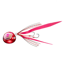 DAIWA 大和 紅牙 BAY RUBBER FREE β 真鯛 TAIRABA路亞, 120g, 1個, 紅牙紅