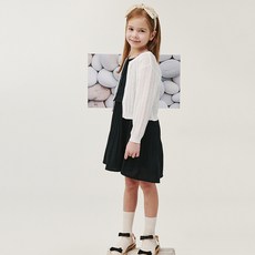 BEEN 女童款鏤空針織開襟衫 BY24CK02WT