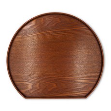 youhouse 原木半月托盤, 1個, 單一顏色