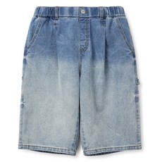 男童款漸層水洗5.5分牛仔褲 U2421Q214