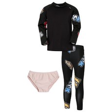 Uravi 兒童泳衣上下身 + 戲水褲套組