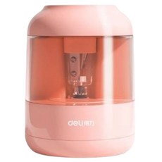 Alpha Commerce 便攜式電動迷你削鉛筆機, 粉紅色, 1個