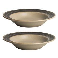 Kanesuzu 義大利麵碗 24cm, 卡茲馬棕, 2個