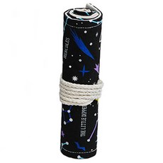 Allode 帆布捲簾式色鉛筆袋 24色 34 x 20 cm, 1個, 19 夜空