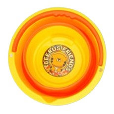 Allode 動物好朋友 可折疊美術水桶, 黃色