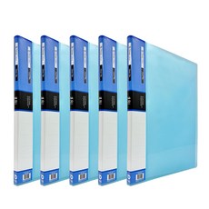 Orange Office i-color 索引透明文件夾 A4 20頁, 5個, 藍色