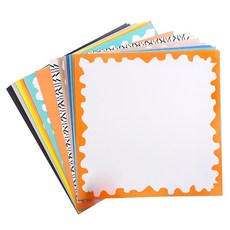 allode 簡約畫框彩色圖畫紙 20張組 TYPE 11 混合, 1套