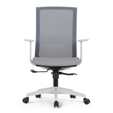 린백 의자 무헤드형 CP20, 화이트(프레임)+그레이(시트)