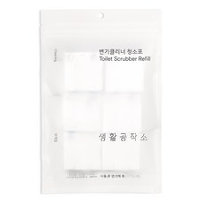 생활공작소 변기클리너 청소포, 1개
