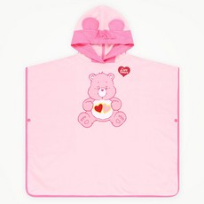 Care Bears 兒童 Love-a-lot Bear 撞色耳朵連帽沙灘袍