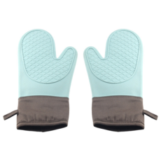 푸코 실리콘 주방 오븐 장갑, 민트, 2개