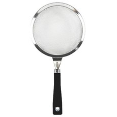 Kitchen Blooming 不鏽鋼304廚房用黑色濾杓濾網, 1個