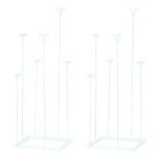 joyparty 方形氣球支架 53cm, 白色, 2個