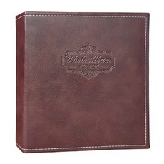 Alpha Commerce 黏貼式相簿, 50張, 棕色