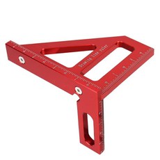 Post Road 鋁製分離式斜接規 直角三角尺, 1個, 紅色