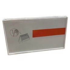 팜파스 삼각 아크릴 명함꽃이 화이트, 1개