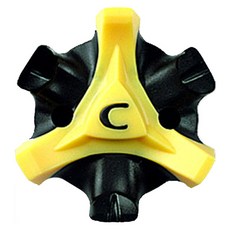 CHAMP Scorpion Stinger Spike 鞋釘 Q-LOK 400p, 黃色 + 黑色, 1個