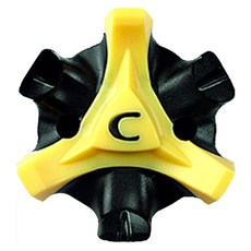 CHAMP Scorpion Stinger Spike 鞋釘 Tri-Lok 400p, 黃色 + 黑色, 1個