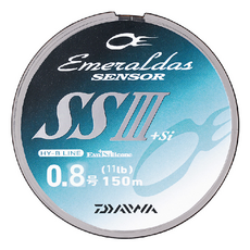 DAIWA 大和 EMERALDAS SENSOR SS3+SI 軟絲釣 8股PE線 0.8號, 橘色, 1個