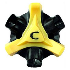 CHAMP Scorpion Stinger Spike 鞋釘 旋入式 小金屬 400p, 黃色 + 黑色, 1個