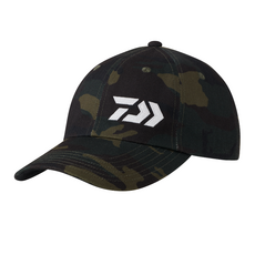 DAIWA 基本款球帽釣魚帽 DC-8123W, 綠色迷彩
